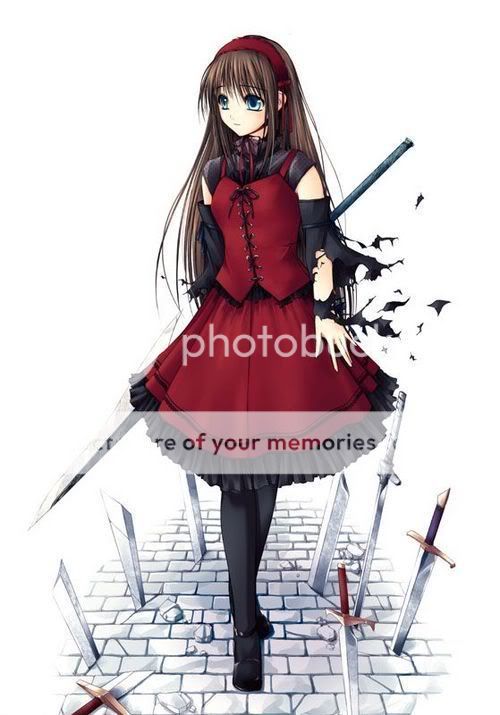 Anime girl w/
sword Pictures, Images and Photos