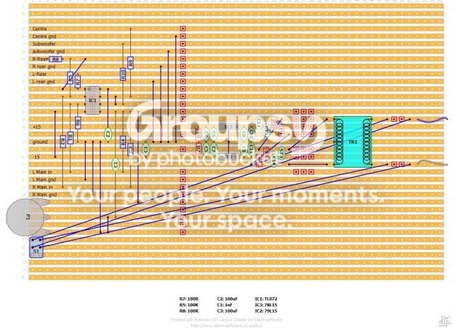 Surround Sound Decoder (met interne voeding) - Forum - Circuits Online