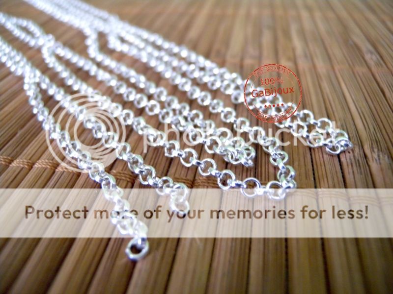 1 Mt Catenella x bigiotteria rimagliabile color Argento mm 8